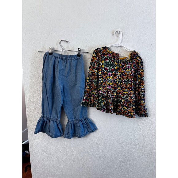 Matilda Jane ruffle pants & Moments w/you to aquarium tunic girls kids size 6 - Picture 2 of 10